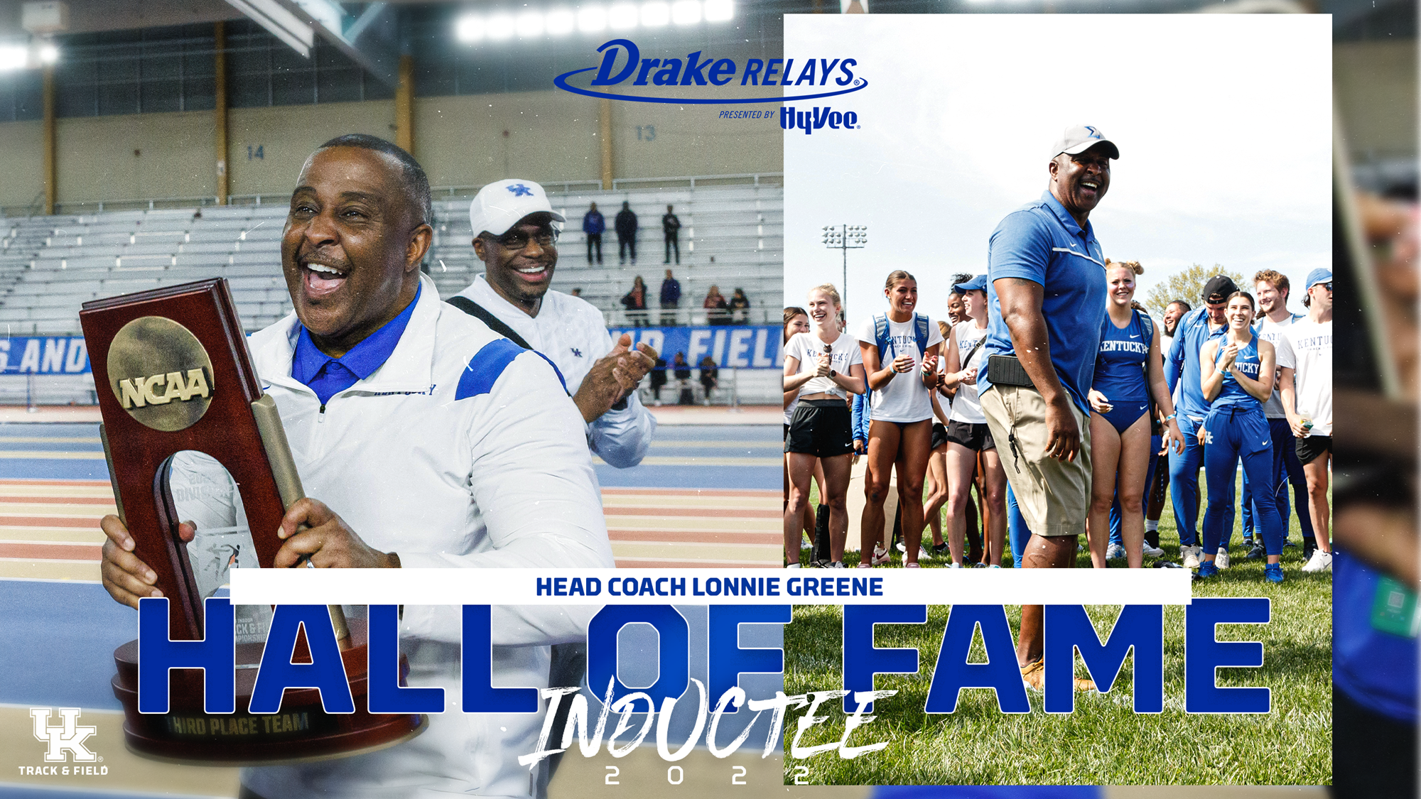 UKTF Head Coach Lonnie Greene to be Inducted into Drake Relays Hall of Fame