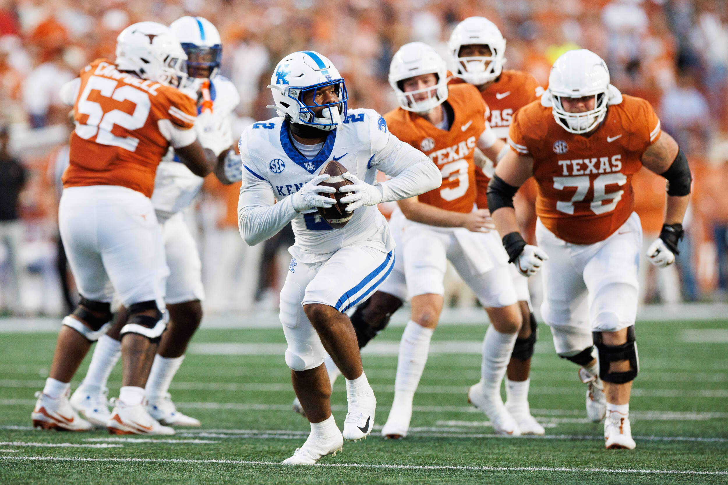 Kentucky Falls at No. 3 Texas on Saturday