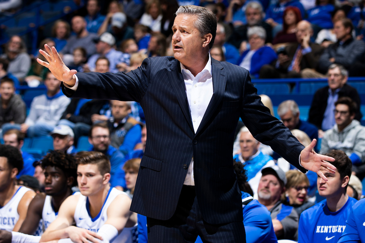 John Calipari.

Kentucky beat Lamar 81-56.

Photo by Chet White | UK Athletics
