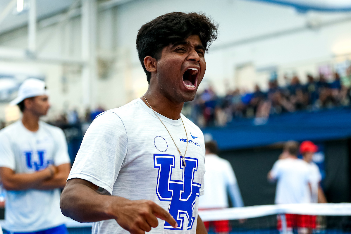 Heman Nama. Celebration.

Kentucky beats Ohio State 4-1.

Photo by Eddie Justice | UK Athletics