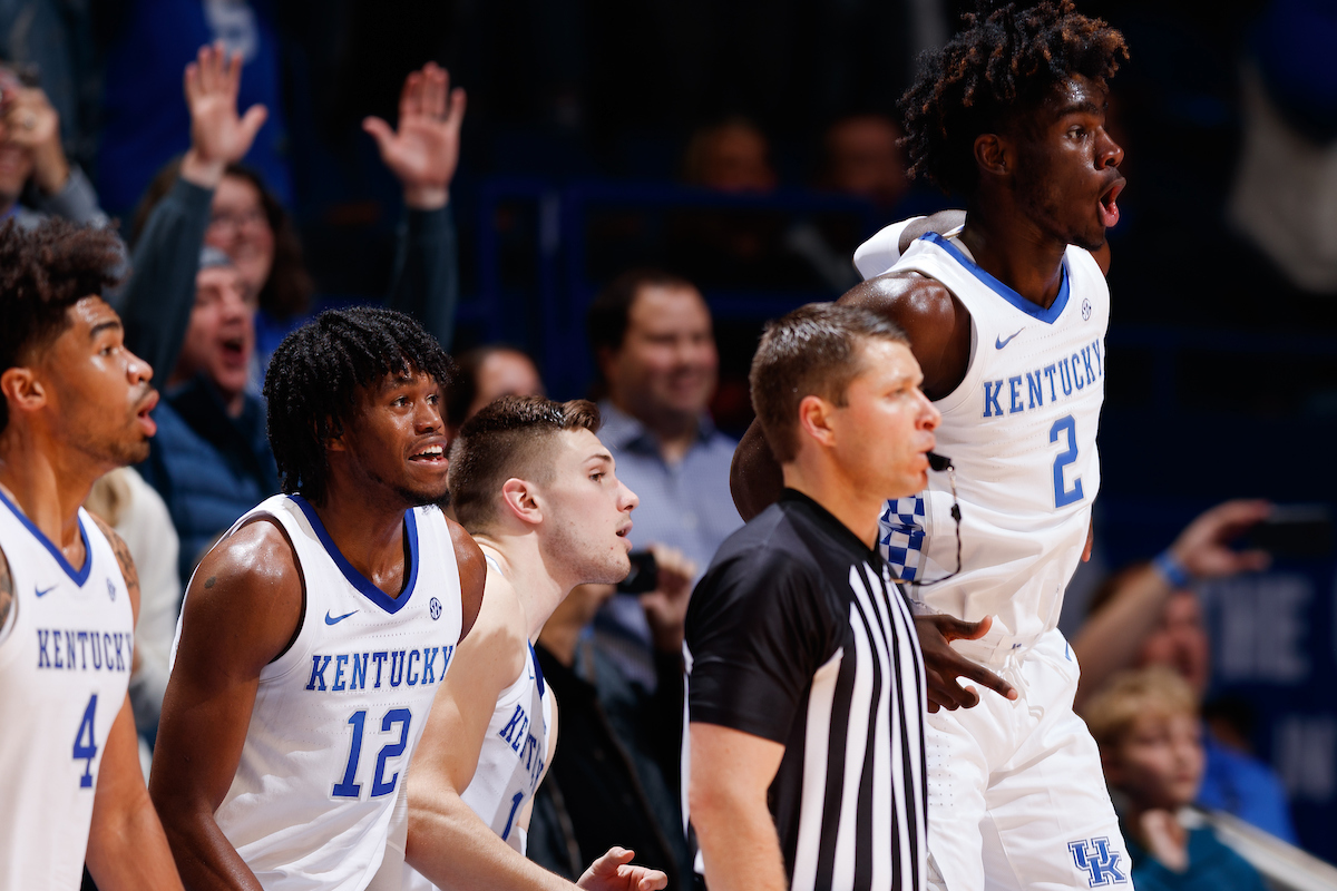 Kahlil Whitney.

Kentucky beat Mount St. Mary?s 82-62.


Photo by Elliott Hess | UK Athletics
