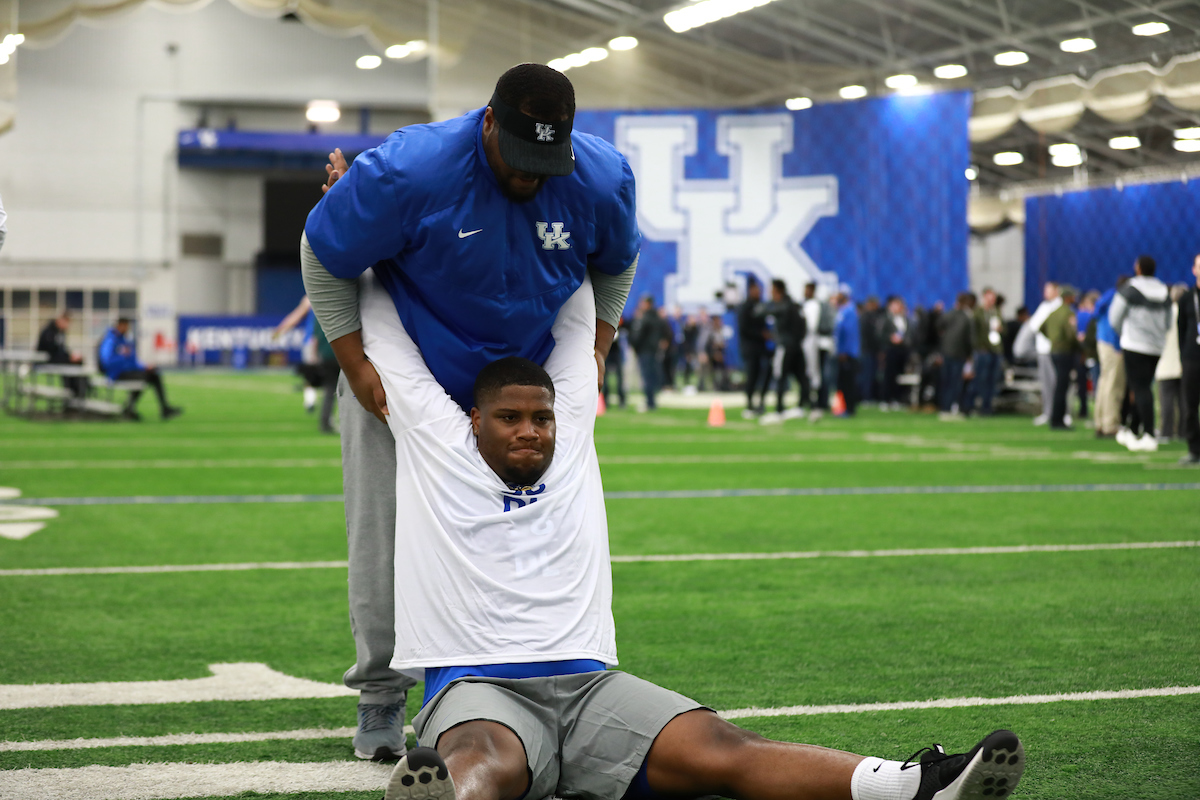 Tymere Dubose.

Pro Day for UK Football.

Photo by Jacob Noger | UK Athletics