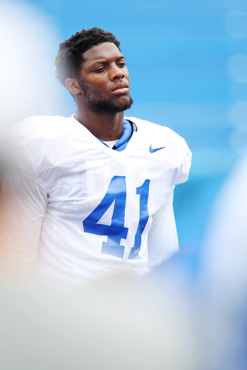 Josh Allen.

The University of Kentucky football team holds a inter-squad scrimmage on Saturday, August 18th, 2018 at Kroger Field in Lexington, Ky.

Photo by Quinlan Ulysses Foster I UK Athletics