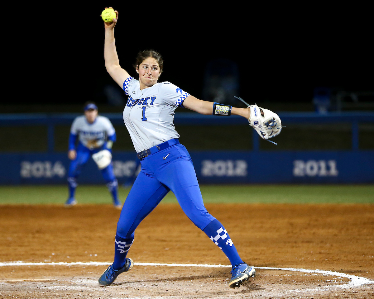 Miranda Stoddard.

Kentucky beats Michigan 9-2.

Photo by Grace Bradley | UK Athletics