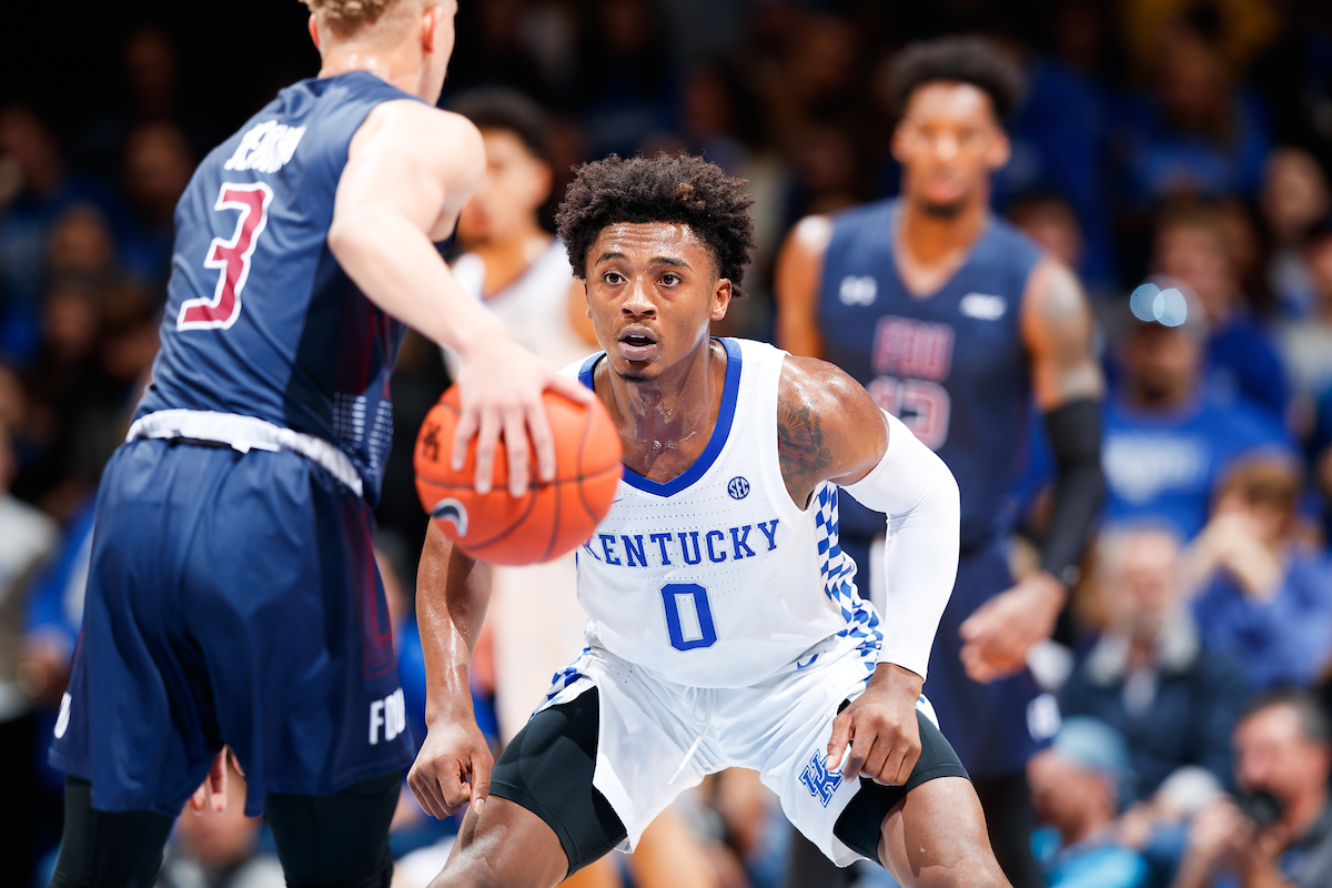 Ashton Hagans.

Kentucky beat Fairleigh Dickinson 83-52.


Photo by Elliott Hess | UK Athletics