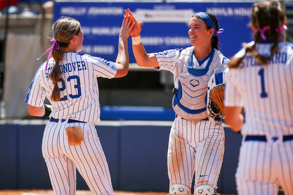 Stephanie Schoonover. Kayla Kowalik.Kentucky defeats Mississippi State 9-5.Photo by Sarah Caputi | UK Athletics