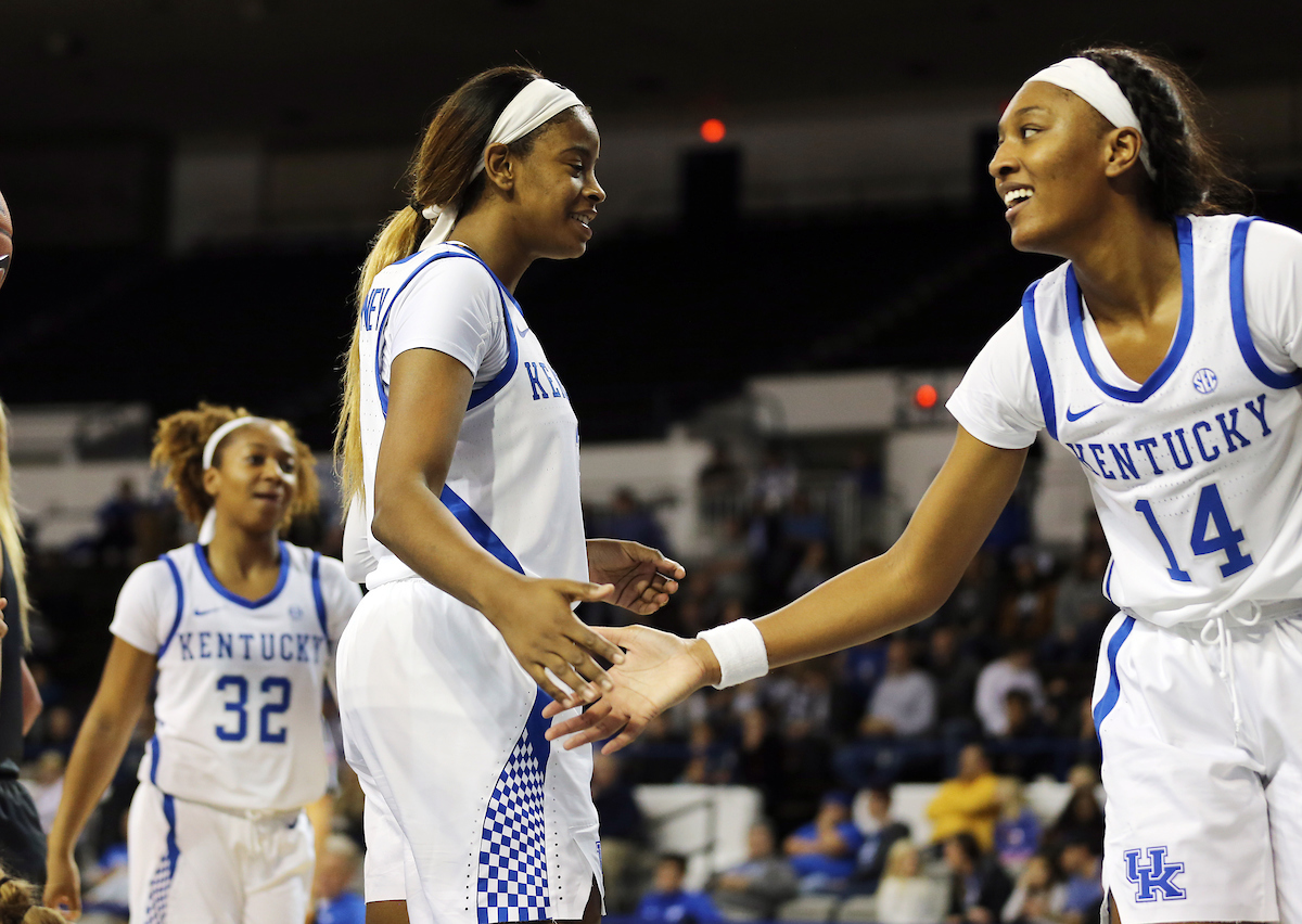 Keke McKinney
The Women's Basketball team beat Lincoln Memorial University.
Photo by Britney Howard | UK Athletics