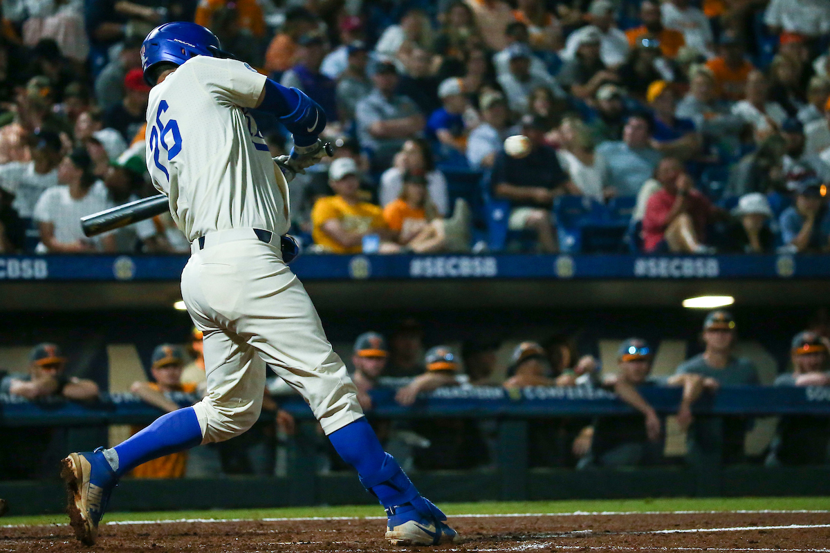Jacob Plastiak.

Kentucky loses to Tennessee 2-12.

Photo by Sarah Caputi | UK Athletics