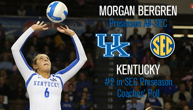 UK Second in Preseason Poll, Bergren on Preseason All-SEC Team