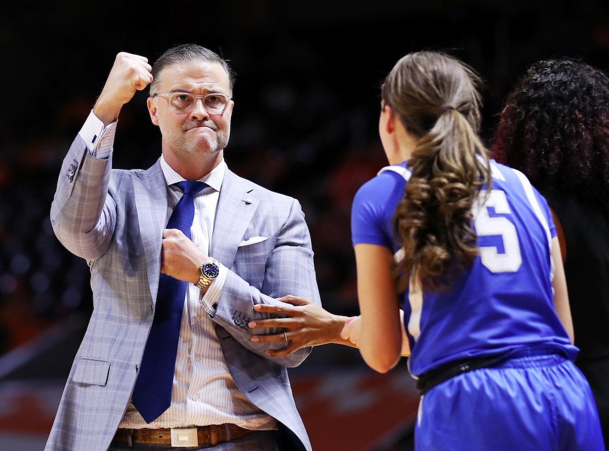 Matthew Mitchell
The UK Women's Basketball team beats Tennessee 73-71. 

Photo by Britney Howard  | UK Athletics