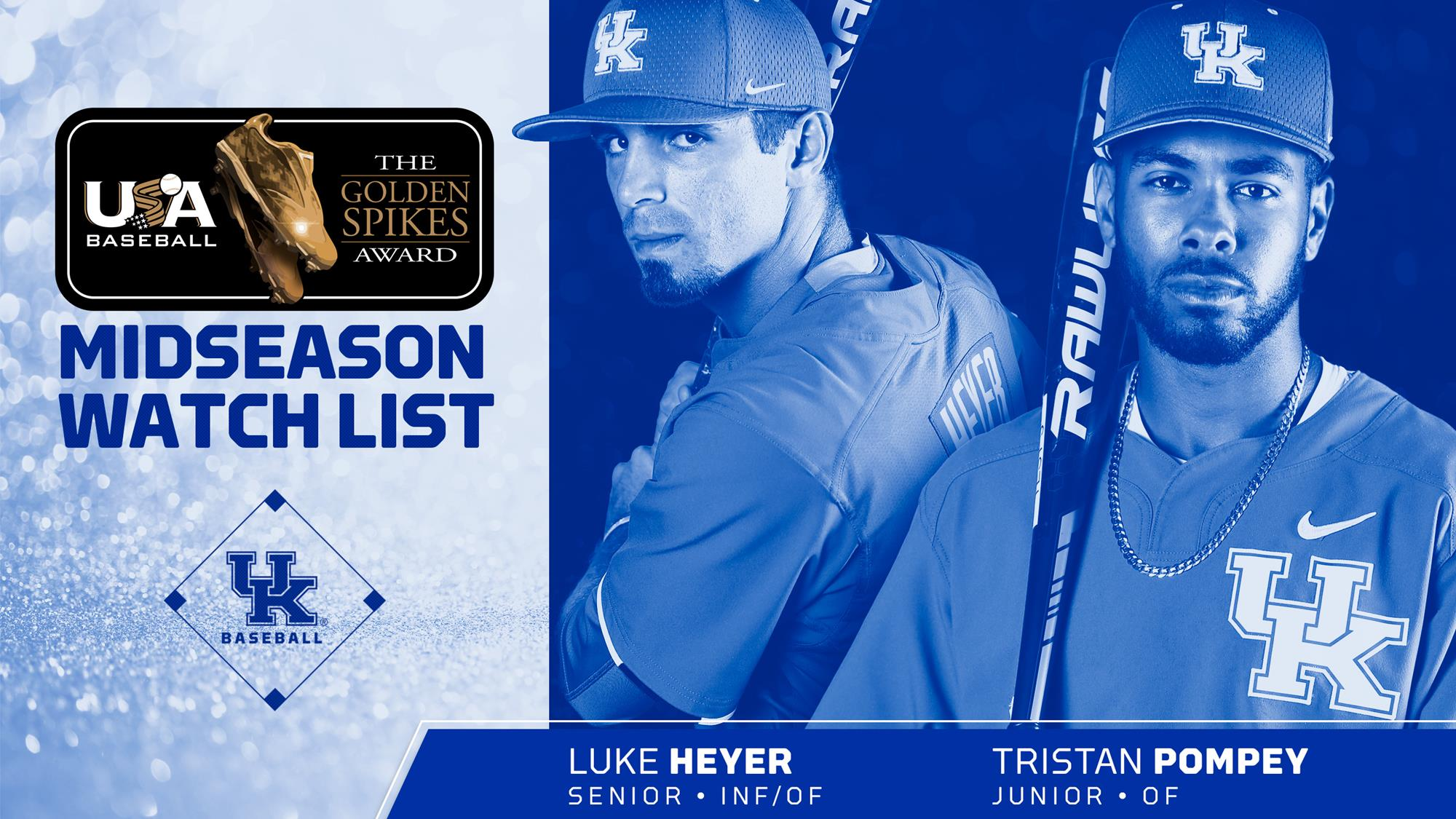 Heyer, Pompey Named to Golden Spikes Award Midseason List