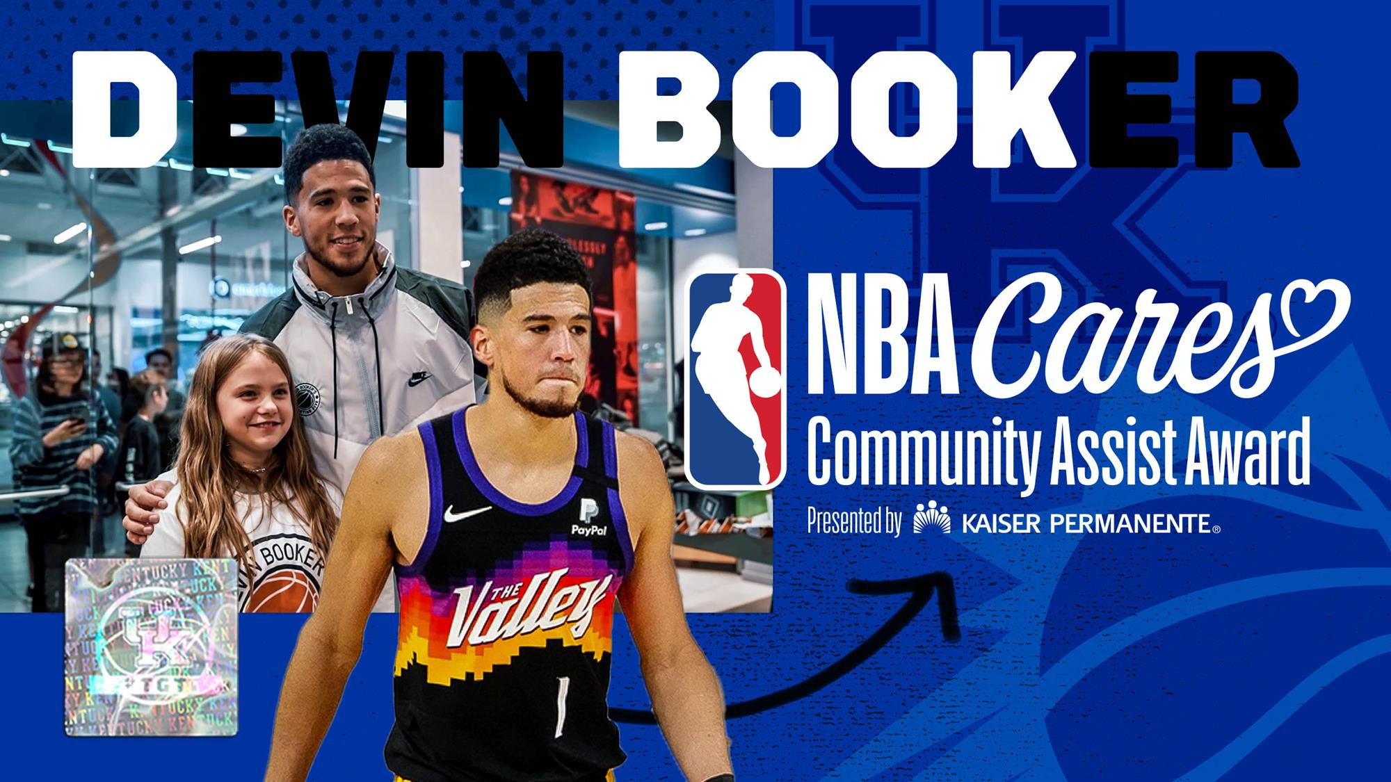 Devin Booker Wins NBA Cares Community Assist Award