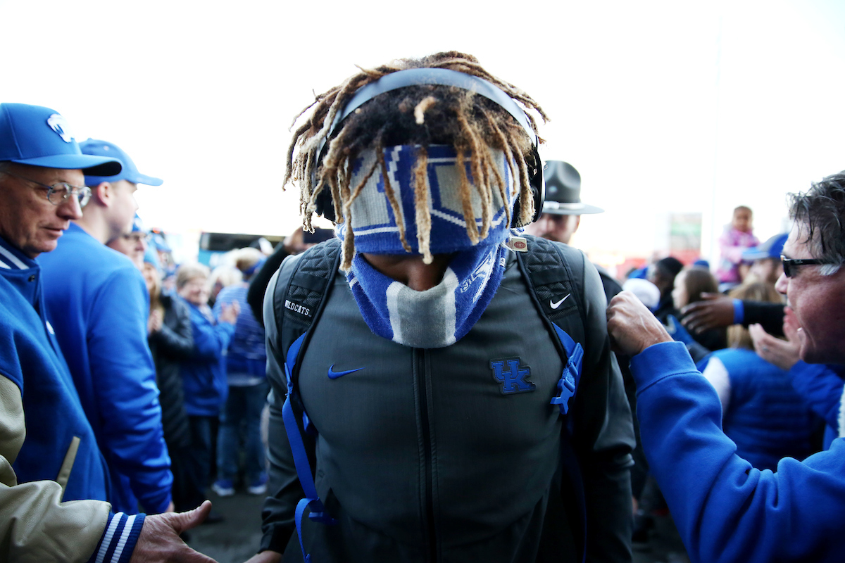 Benny Snell

UK football beats Louisville 56-10 at Cardinal Stadium. 

Photo by Britney Howard  | UK Athletics