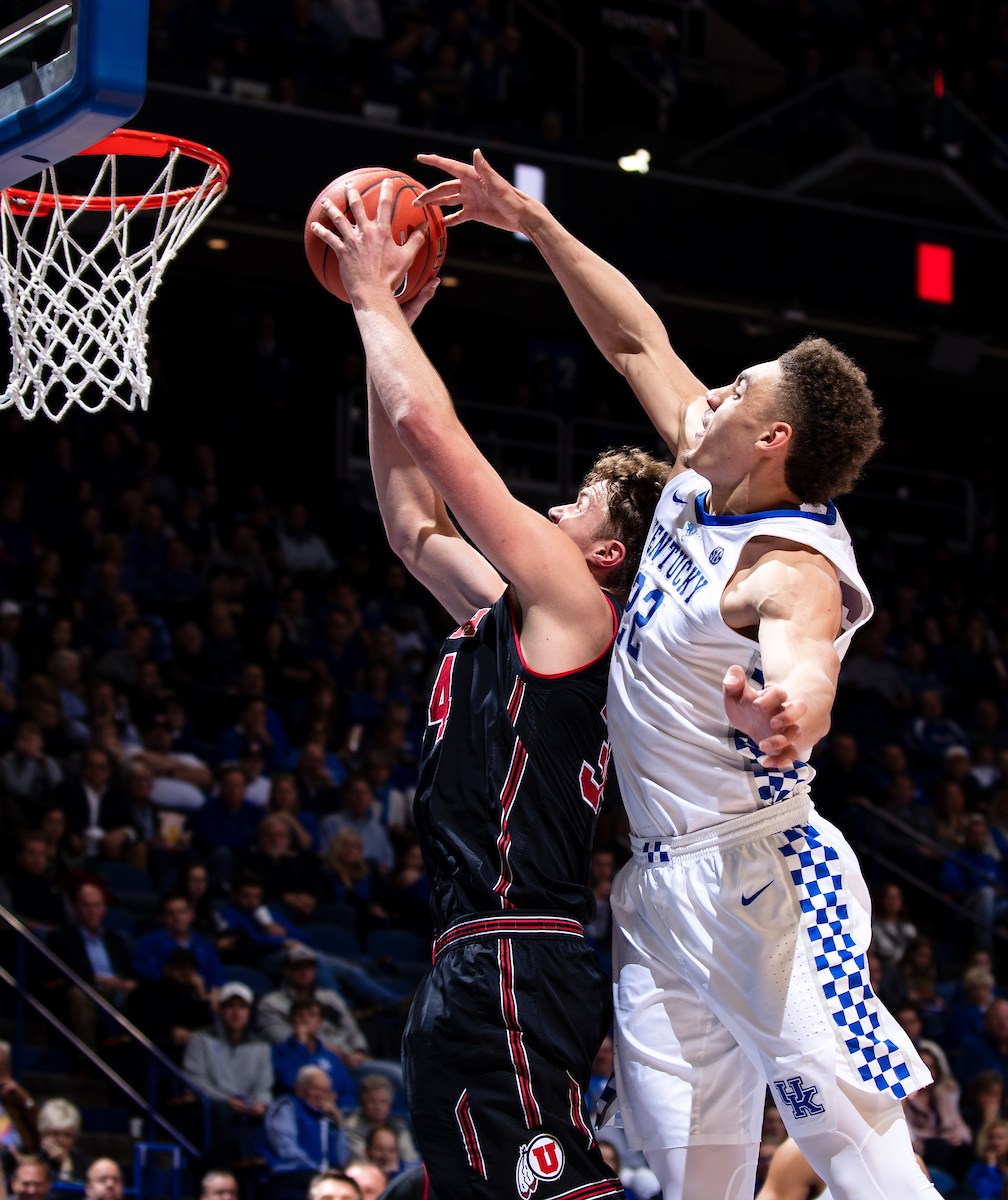 Reid Travis.

Kentucky beat Utah 88-61 on Saturday, December 15, 2018, in Lexington's Rupp Arena.


Photo by Elliott Hess | UK Athletics
