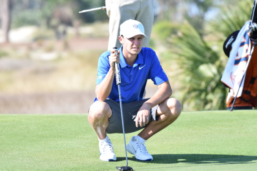 Cooper Musselman at the SEC Golf Championship. (Steven Colquitt)