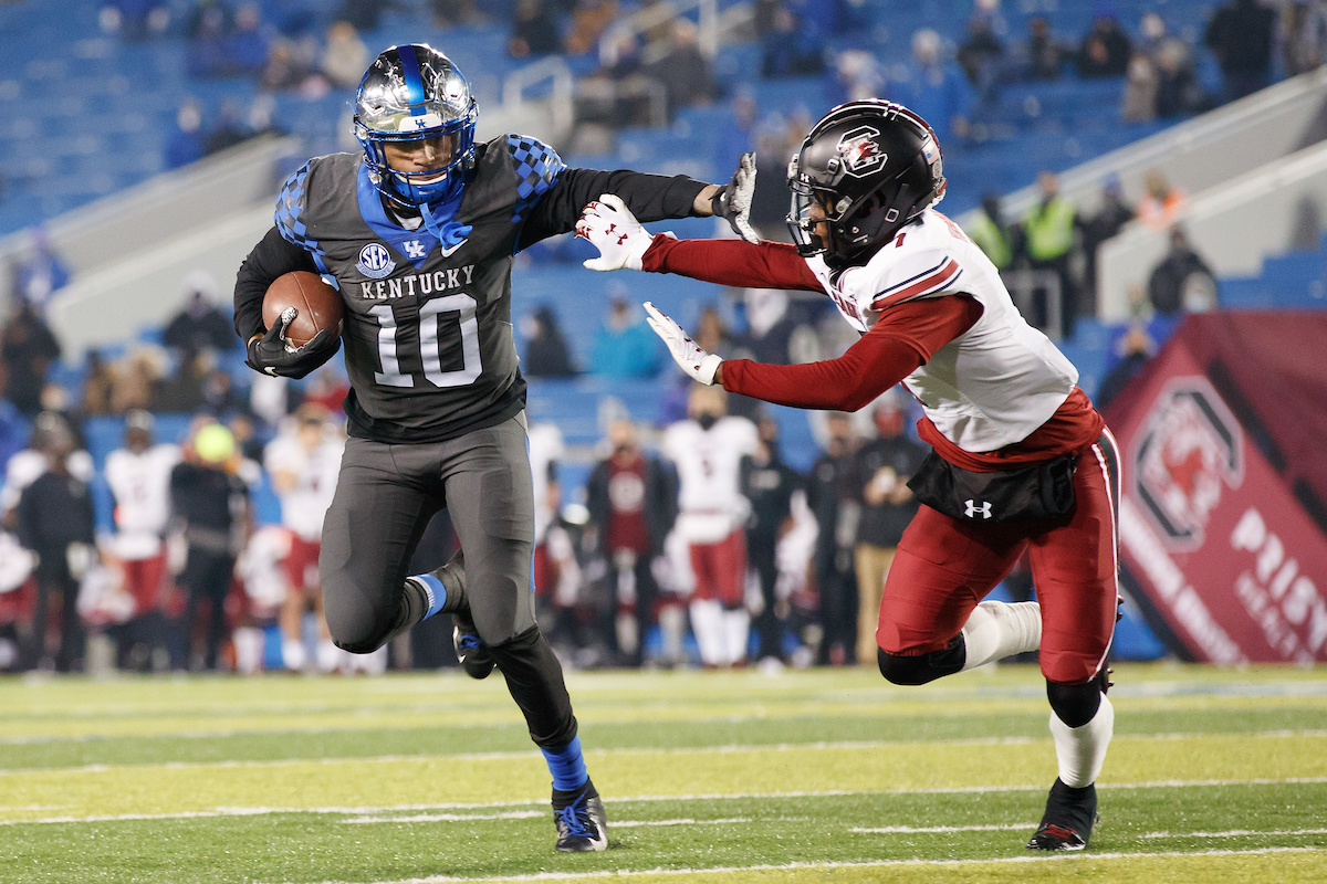 ASIM ROSE.

Kentucky beats South Carolina, 41-18.

Photo by Elliott Hess | UK Athletics