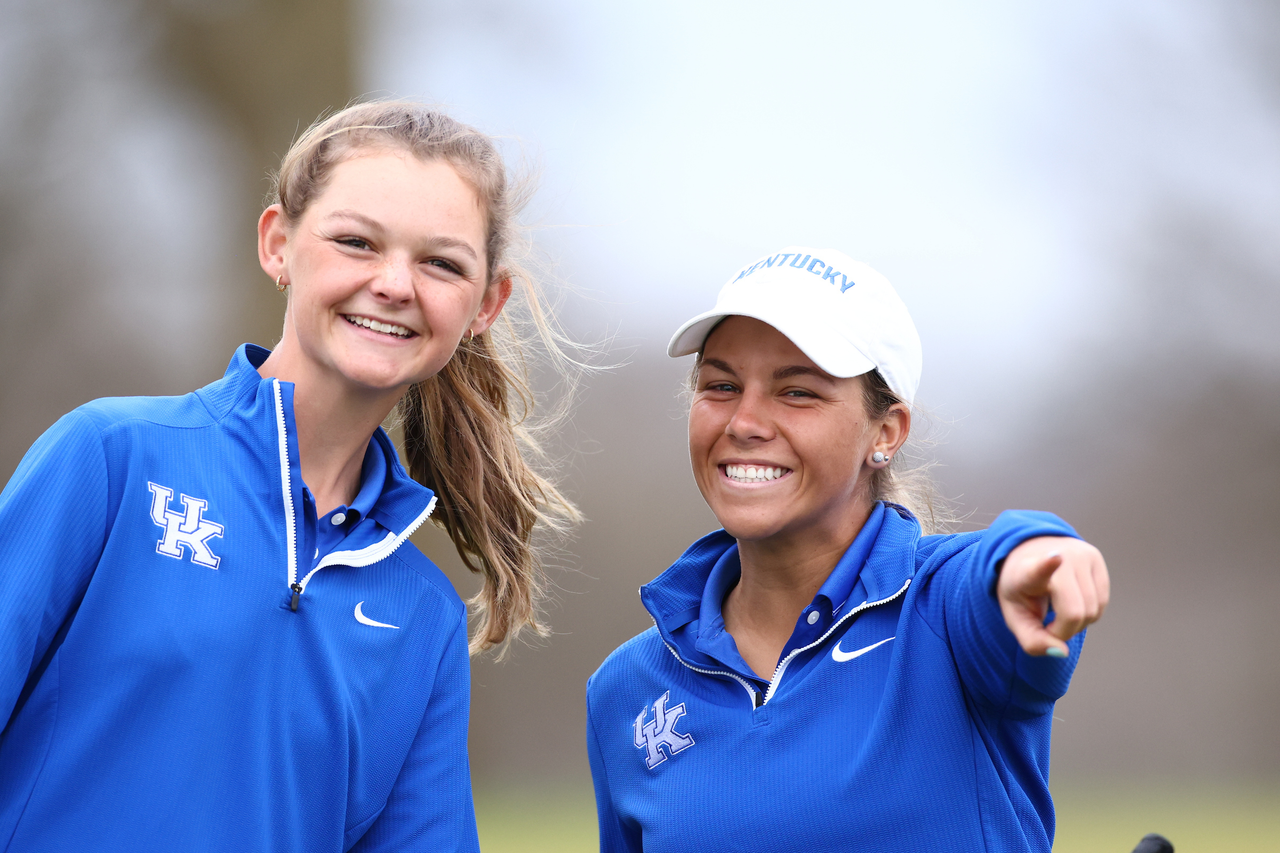 Laney Frye. Jensen Castle.

Womens golf.

Photo by Elliott Hess | UK Athletics