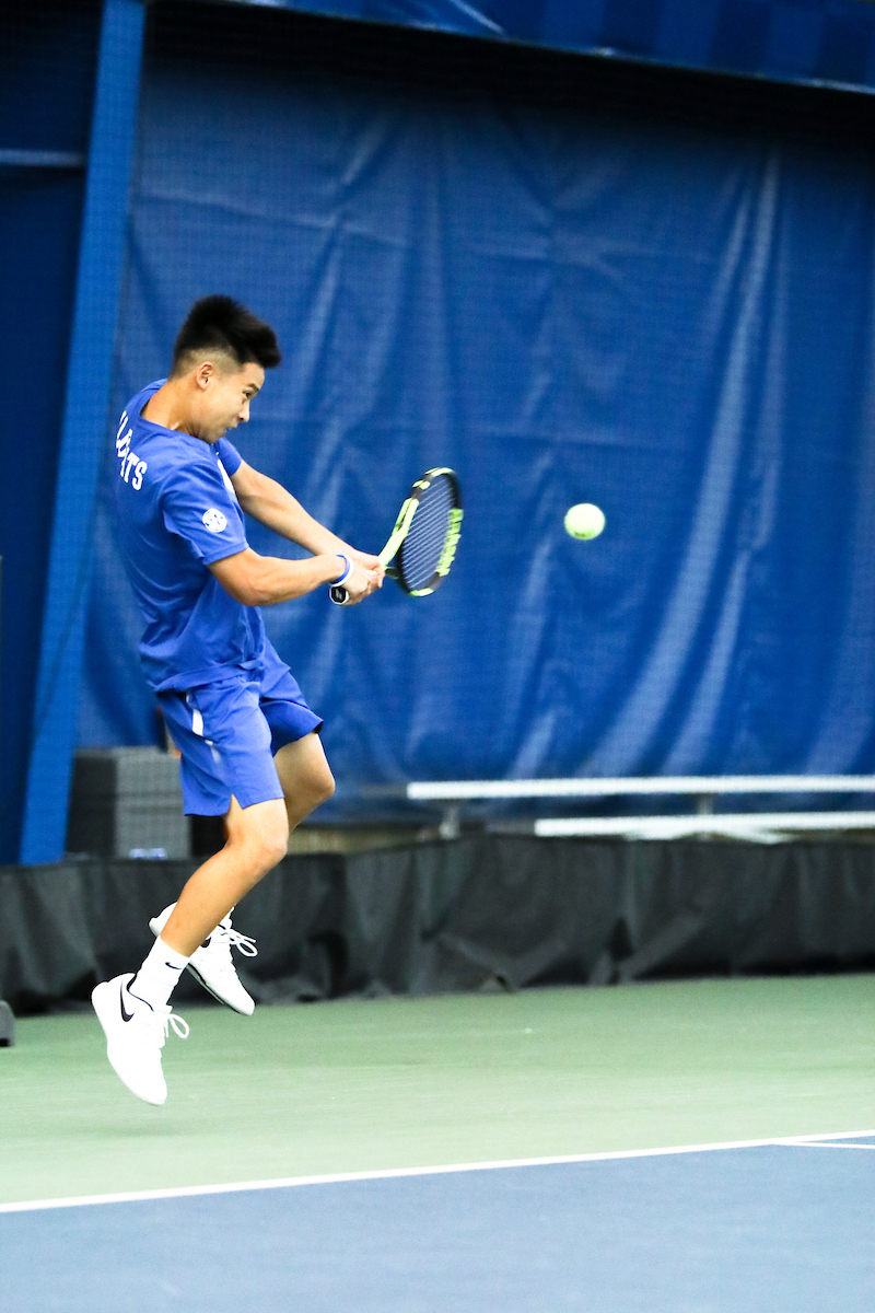 Ying-Ze Chen. 

Kentucky men's tennis falls to Tennessee 0-4 on Sunday, April 14th..

Photo by Eddie Justice | UK Athletics
