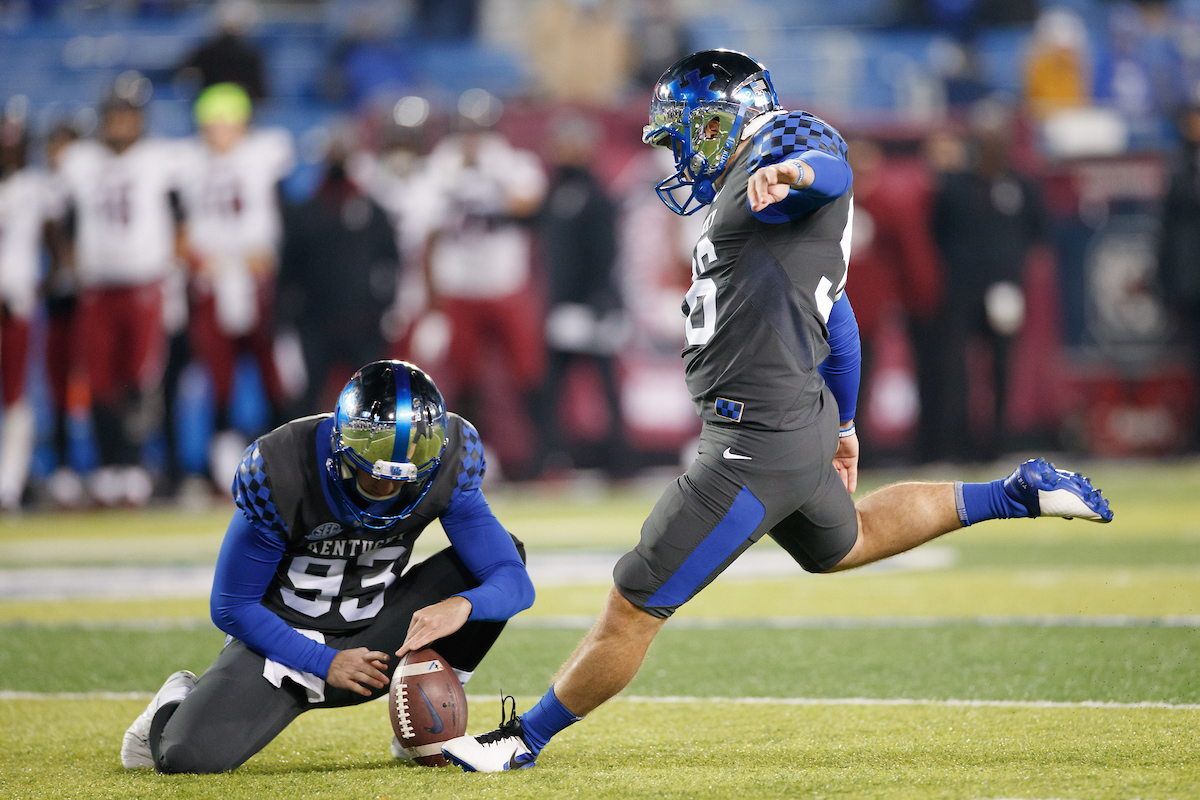 MATT RUFFOLO.

Kentucky beats South Carolina, 41-18.

Photo by Elliott Hess | UK Athletics
