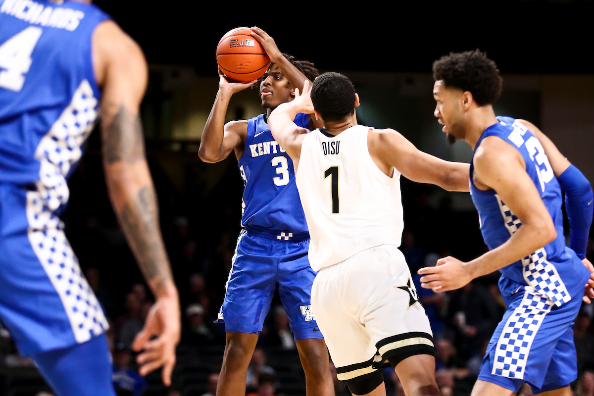 Tyrese Maxey. 

Kentucky beat Vanderbilt 78-64.

Photo by Chet White | UK Athletics