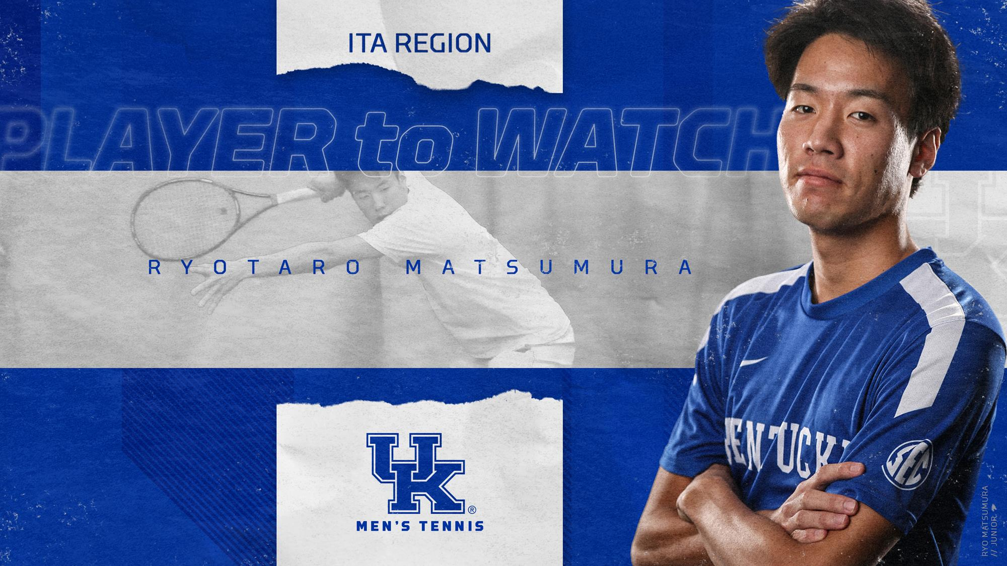 Ryo Matsumura Named ITA Ohio Valley Region Player to Watch