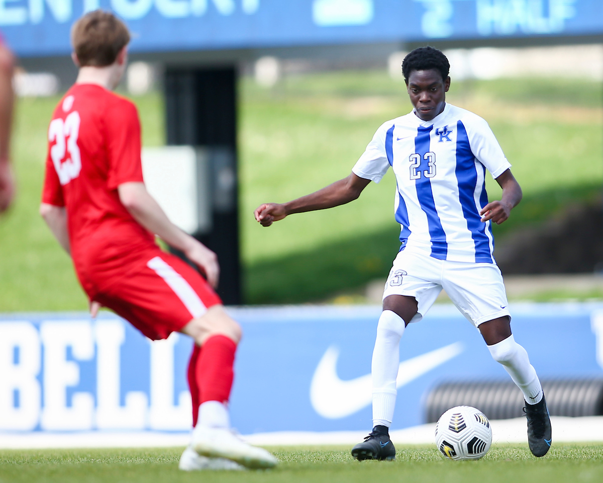 Taco Nsimpasi.

Kentucky loses to Bradley 2-1.

Photo by Grace Bradley | UK Athletics