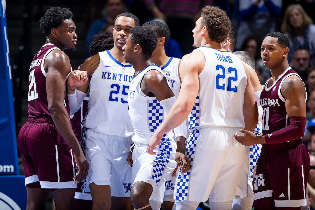 PJ Washington. Ashton Hagans.

Kentucky beat Texas A&M 85-74 on Tuesday, January 8, 2019.

Photo by Chet White | UK Athletics
