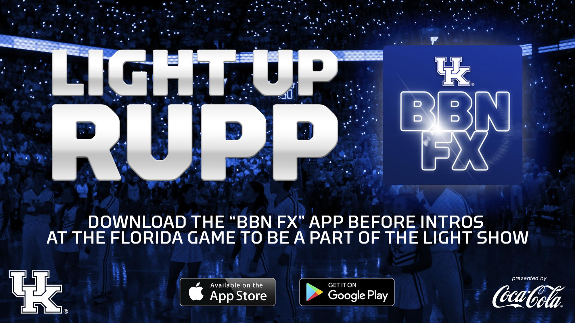 Fans to Bring Pregame Light Show to Rupp with BBN FX App