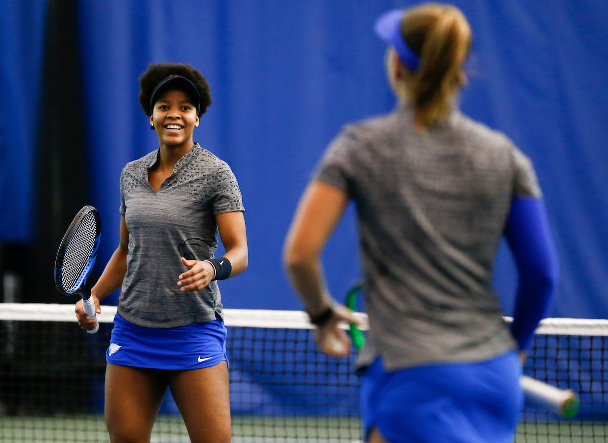 Lesedi Jacobs. Tiphanie Fiquet.

Kentucky beats South Florida 4-0.

Photo by Hannah Phillips | UK Athletics