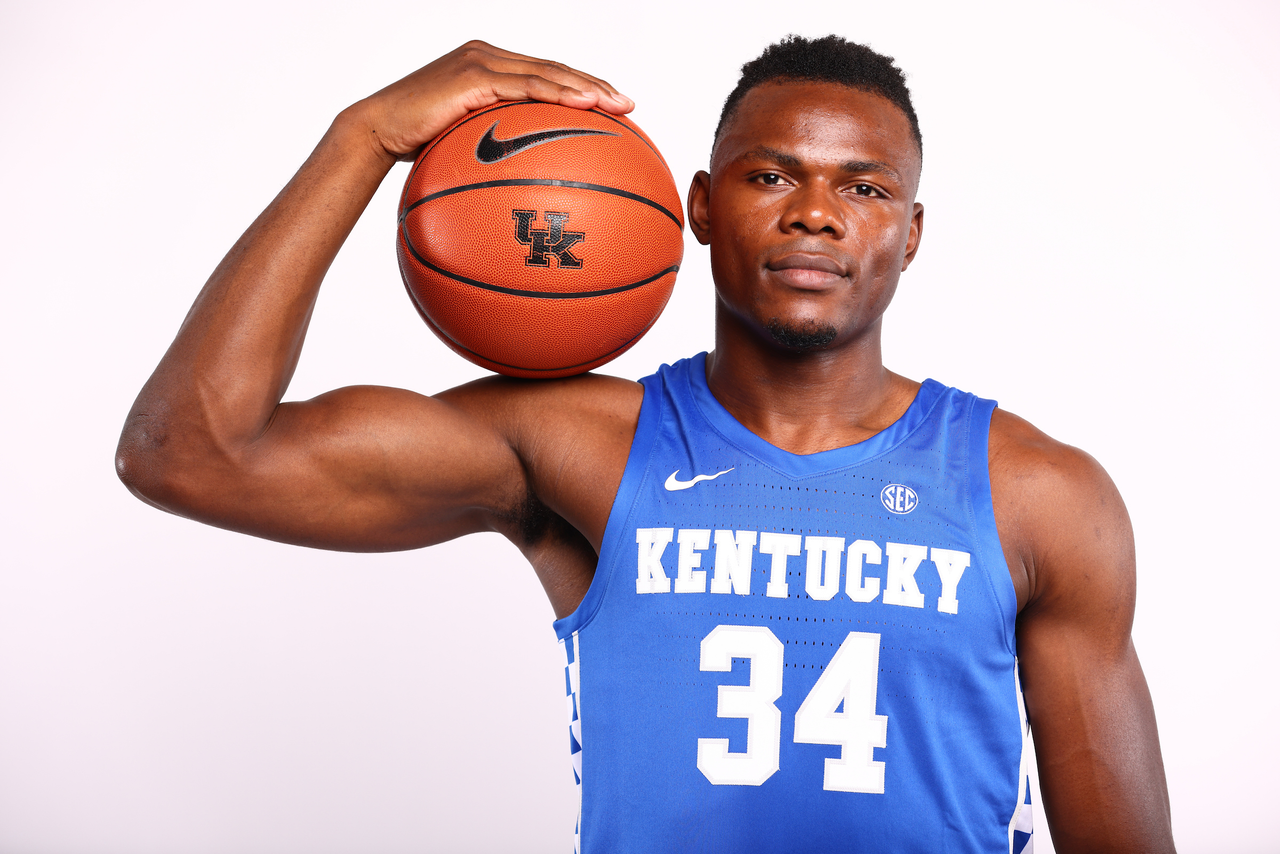 Oscar Tshiebwe.

Photo by Elliott Hess | UK Athletics