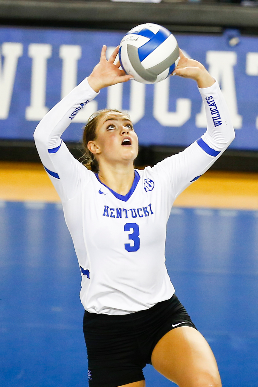 Madison Lilley.

UK defeats UofL 3-0.  

Photo by Hannah Phillips | UK Athletics