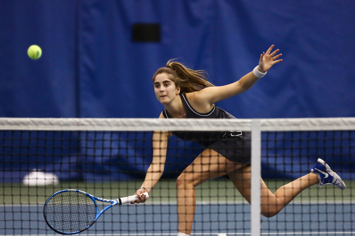 Carlota Molina.

Kentucky beat Texas A&M 4-3.

Photo by Hannah Phillips | UK Athletics