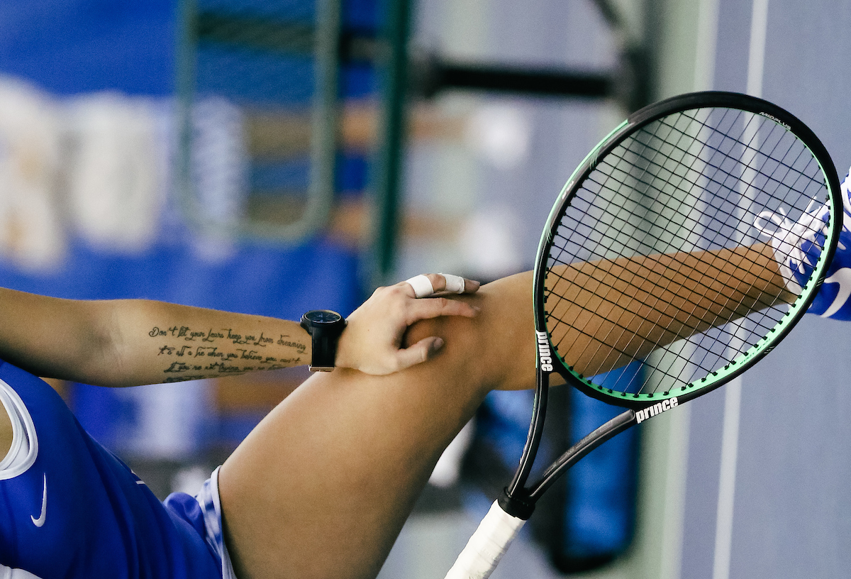 Tiphanie Fiquet.

Kentucky women's tennis hosts Indiana

Photo by Maddie Baker | UK Athletics