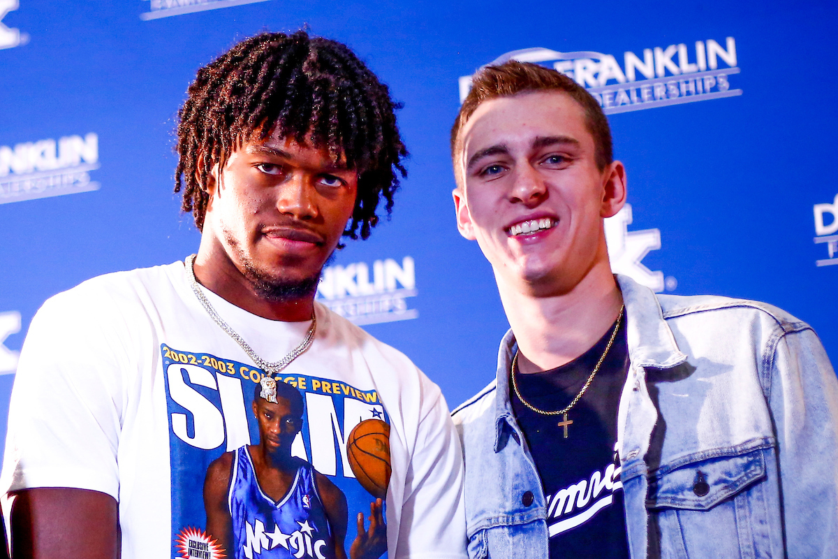 Keion Brooks. Brennan Canada. 

2019 Big Blue Madness. 

Photo by Grace Bradley | UK Athletics