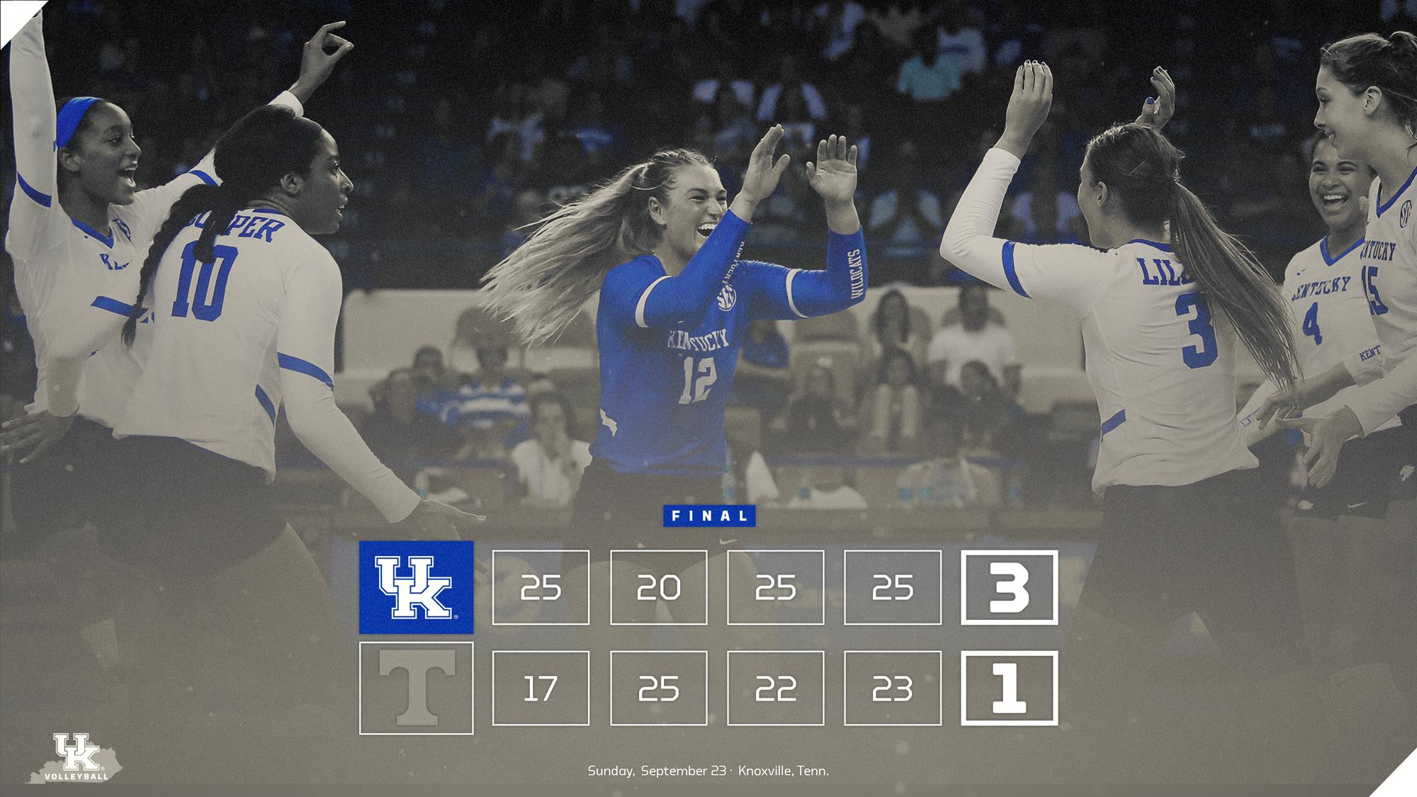 Kentucky Opens SEC Slate With Win at Tennessee