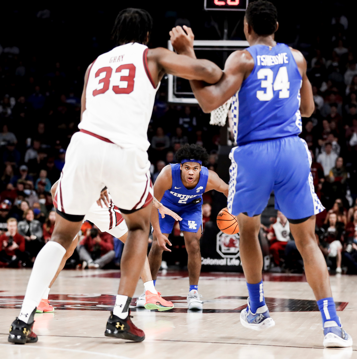 Sahvir Wheeler.

Kentucky beat South Carolina 86-76.

Photos by Chet White | UK Athletics