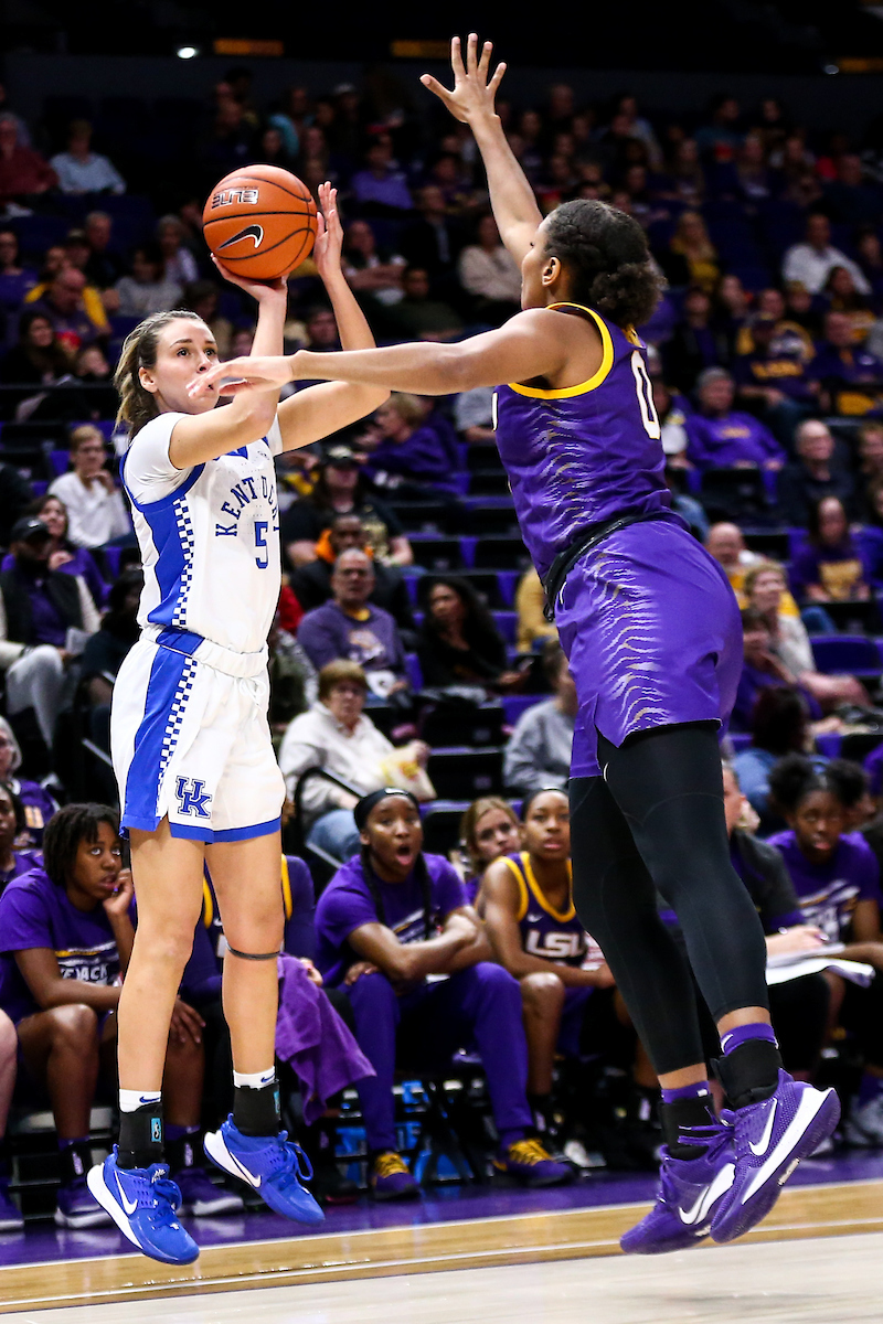 Blair Green. 

Kentucky falls to LSU 65-59. 

Photo by Eddie Justice | UK Athletics