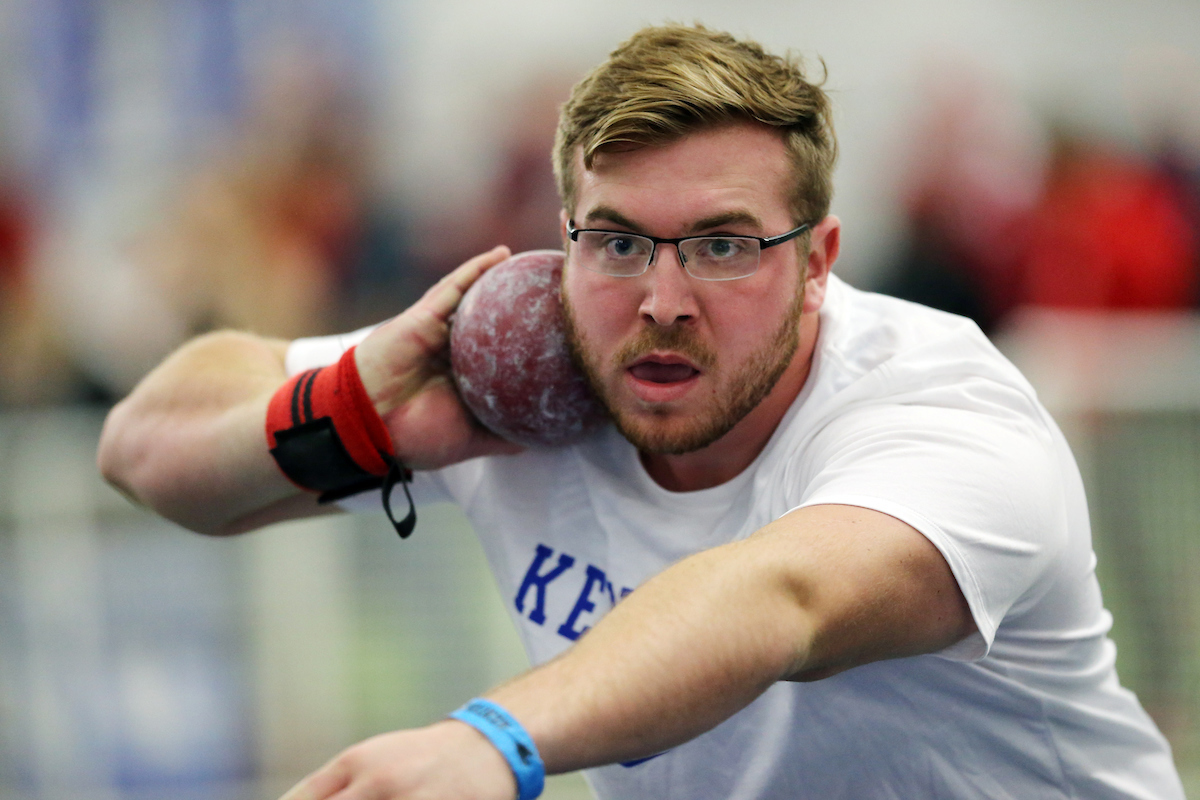 Logan Bryer

The University of Kentucky Track and Field Team hosts the Kentucky Invitational on Saturday, January 13, 2018 at Nutter Field House. 

Photo by Britney Howard | UK Athletics
