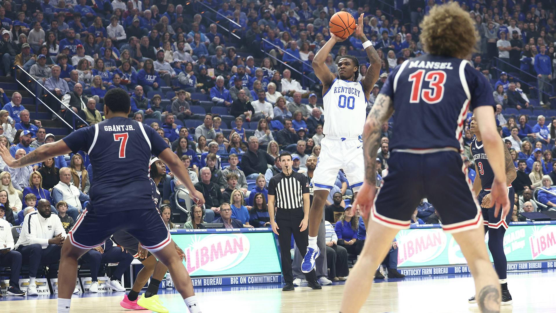 No. 9 Kentucky Blasts Jackson State on Friday