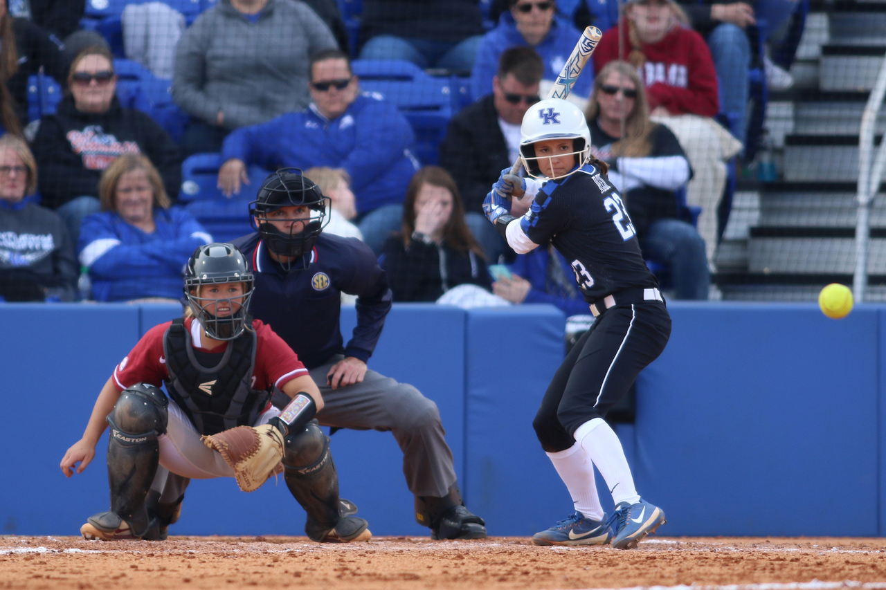 Katie Reed.

The University of Kentucky softball team beat Alabama 11-6 on Saturday, March 31st, 2018, at John Cropp Stadium in Lexington, Ky.

Photo by Quinn Foster I UK Athletics
