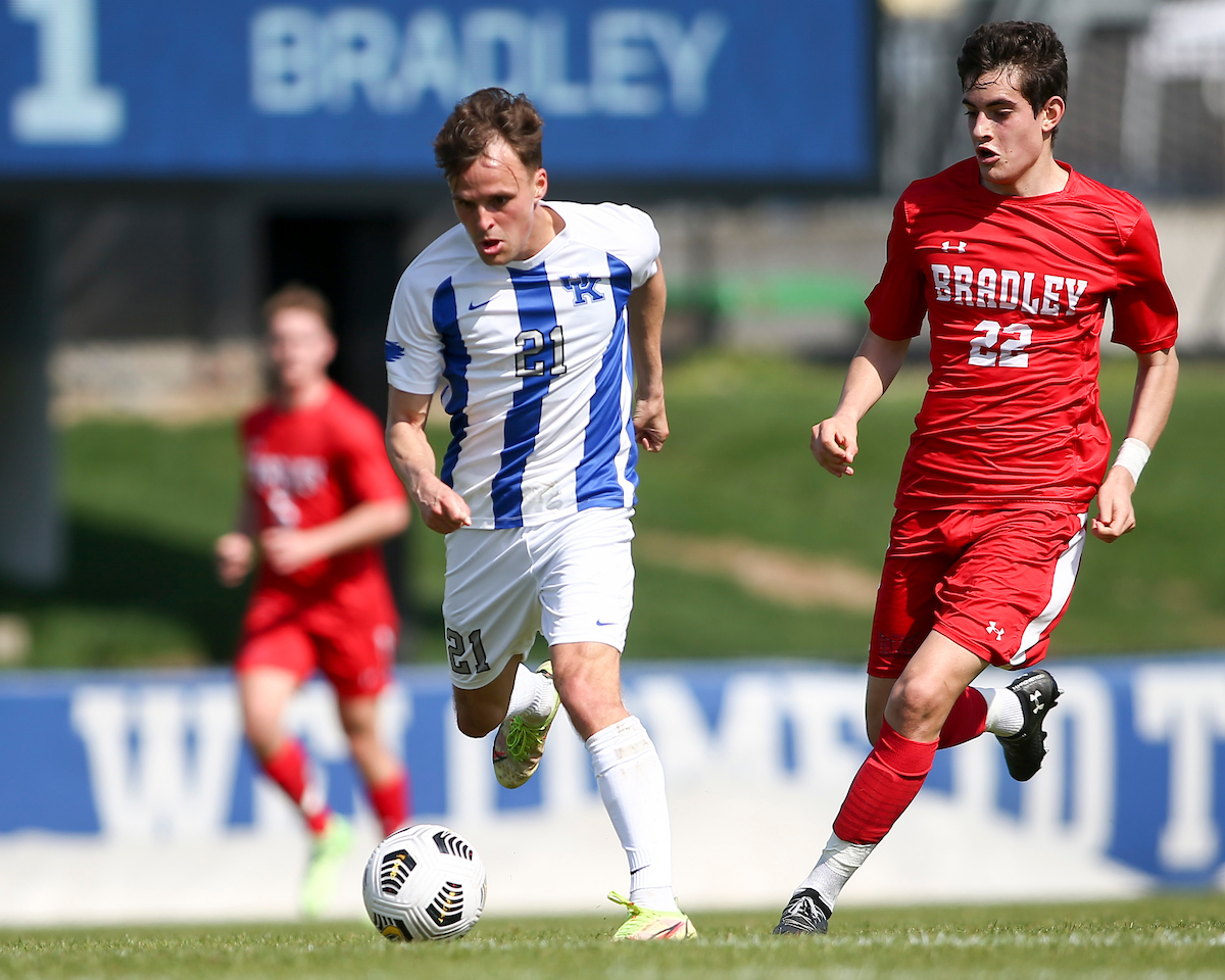 Nick Gutmann.

Kentucky loses to Bradley 2-1.

Photo by Grace Bradley | UK Athletics