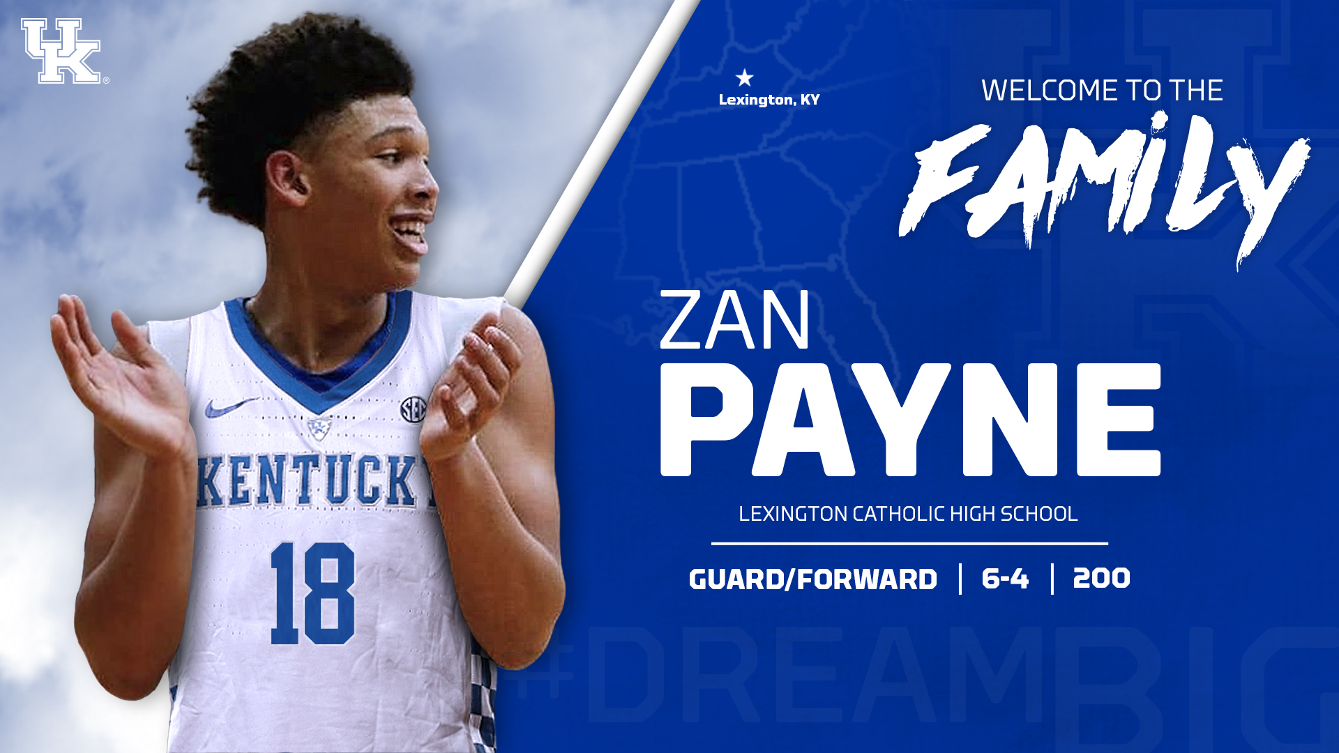 Zan Payne Joins Kentucky Men’s Basketball Program