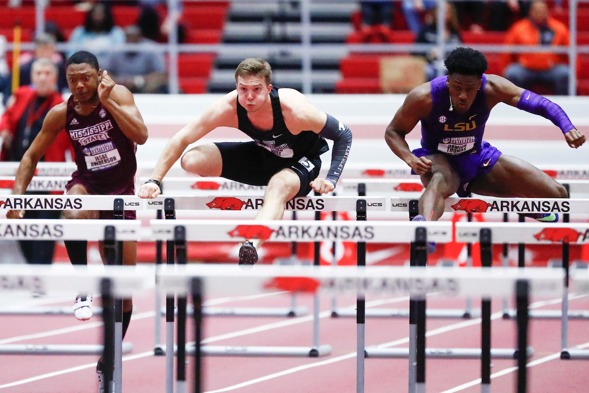 Caleb Wilt.

Day one of the 2019 SEC Indoor Track and Field Championships.

Photo by Chet White | UK Athletics
