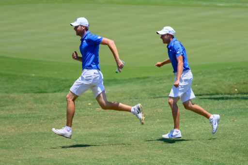 Max Mehles and Cooper Musselman at the NCAA Bryan Regional Day Three.