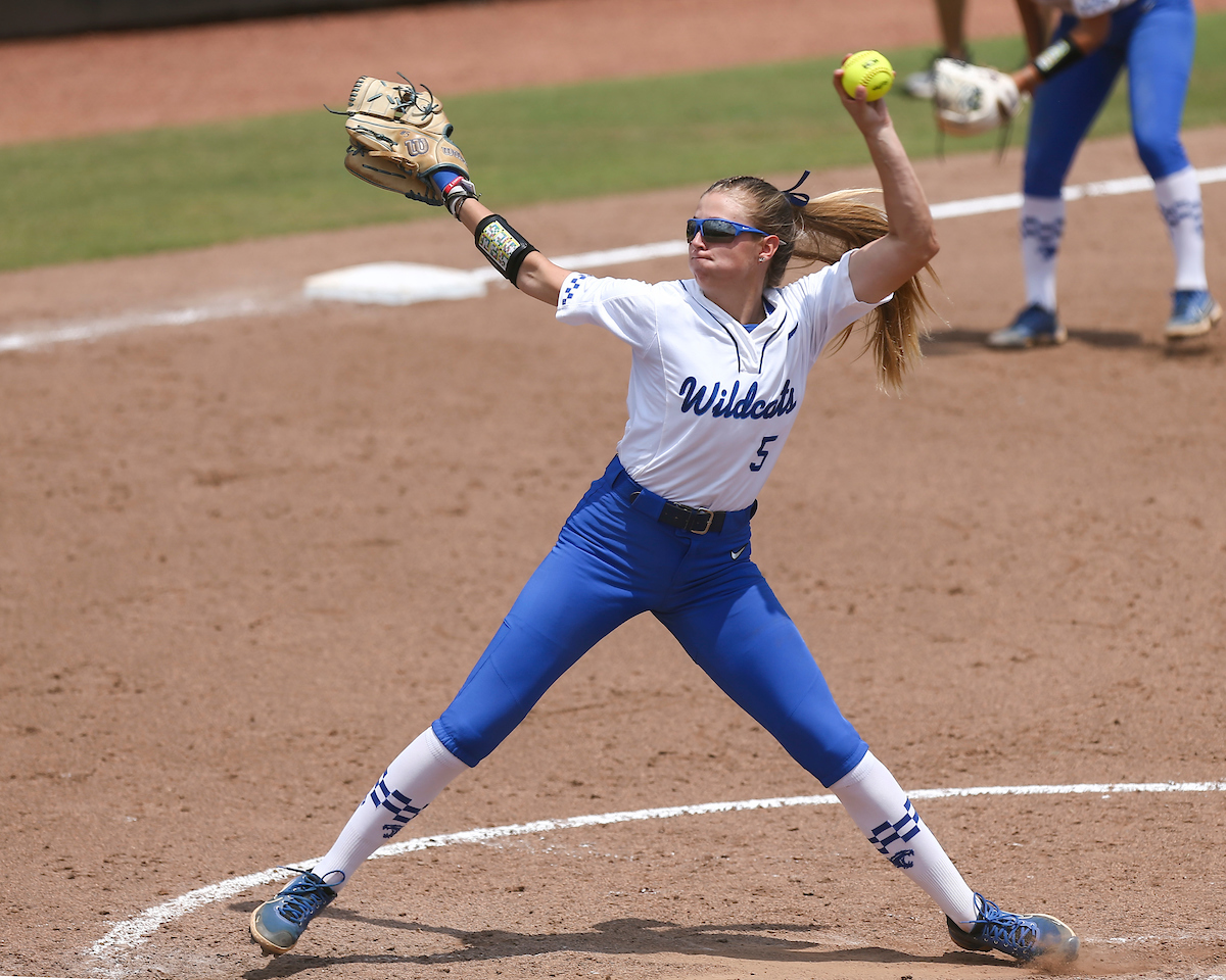 Tatum Spangler.

Kentucky falls to Virginia Tech 2-9.

Photo by Grace Bradley | UK Athletics