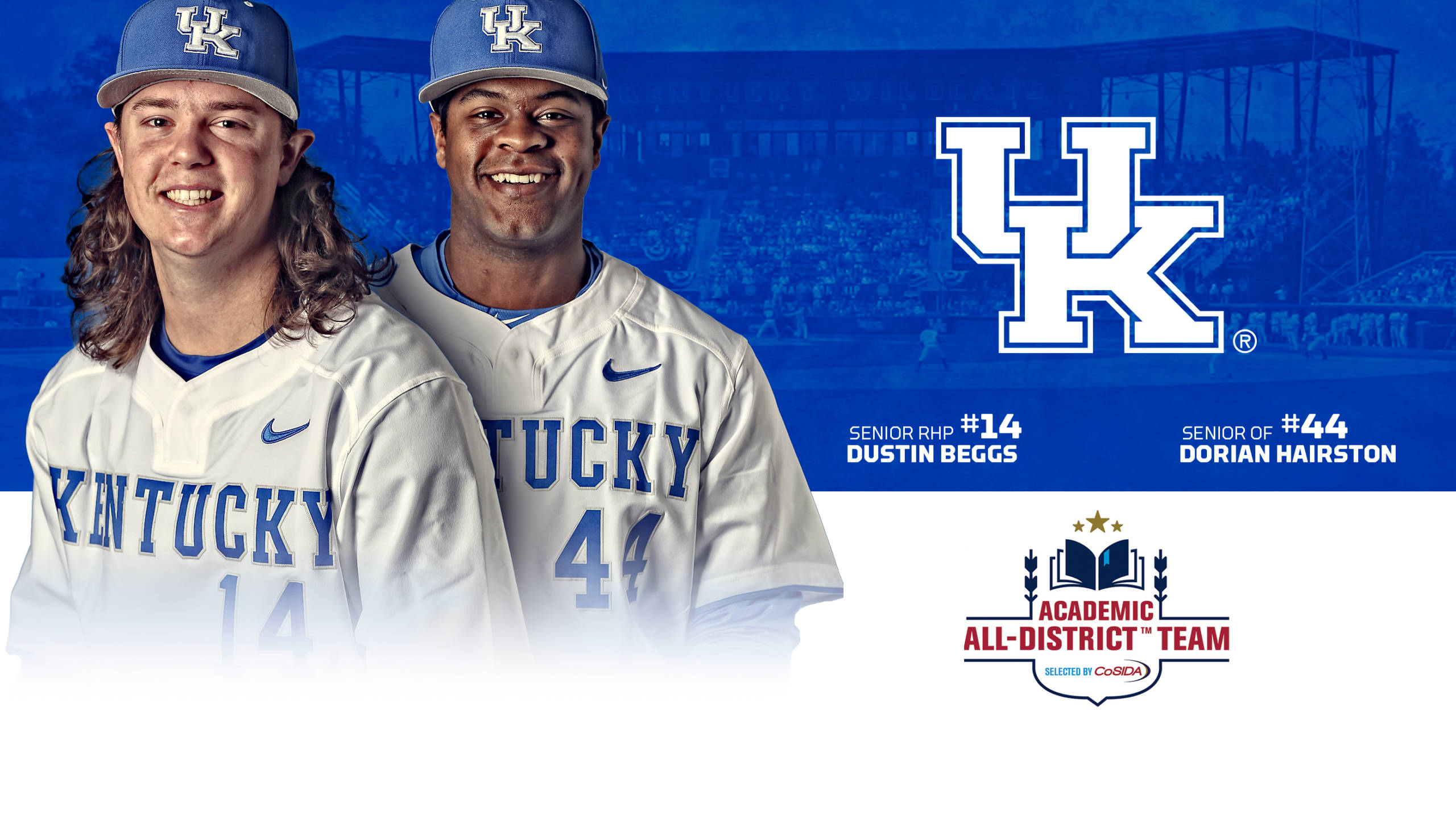 Beggs, Hairston Named to CoSIDA Academic All-District Team