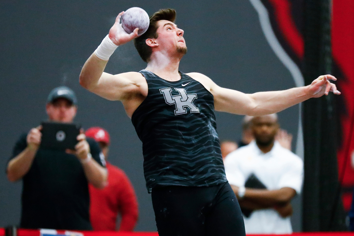 Josh Sobota.

Day one of the 2019 SEC Indoor Track and Field Championships.

Photo by Chet White | UK Athletics