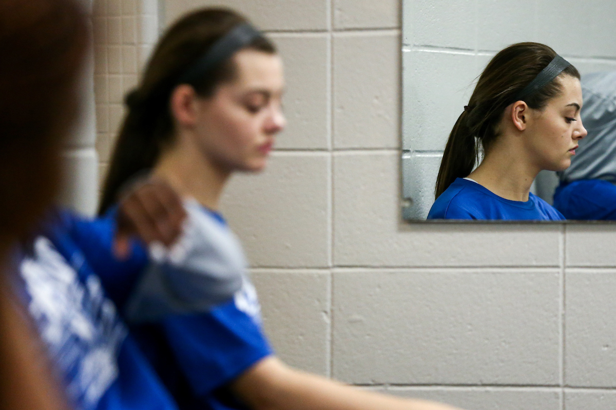 Emma King. 

Kentucky falls to LSU 65-59. 

Photo by Eddie Justice | UK Athletics