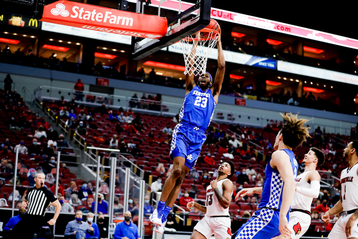 Isaiah Jackson.

Kentucky loses to Louisville 62-59.

Photo by Chet White | UK Athletics