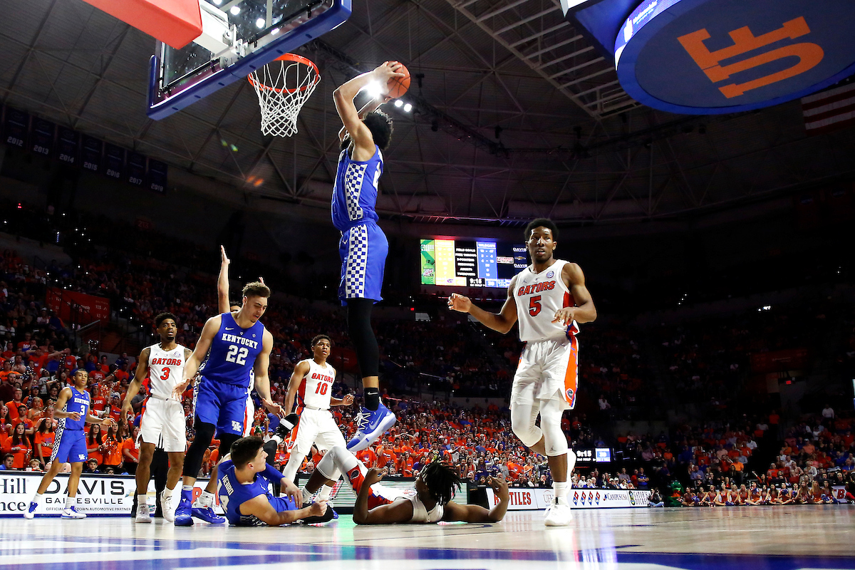 EJ Montgomery. 

Kentucky men's basketball beat Florida 65-54.

Photo by Quinn Foster | UK Athletics